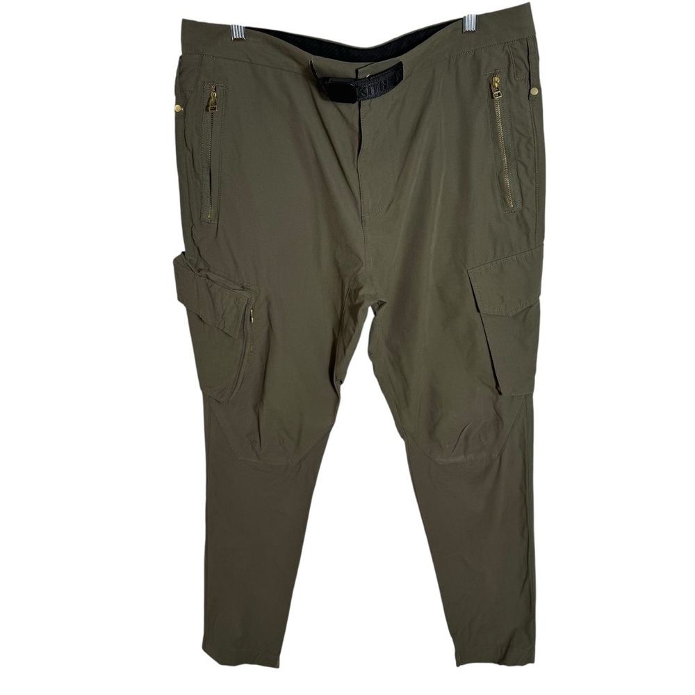 Kith Olive Tech Cargo Pants Zip Pocket Tapered Men’s Size 34
